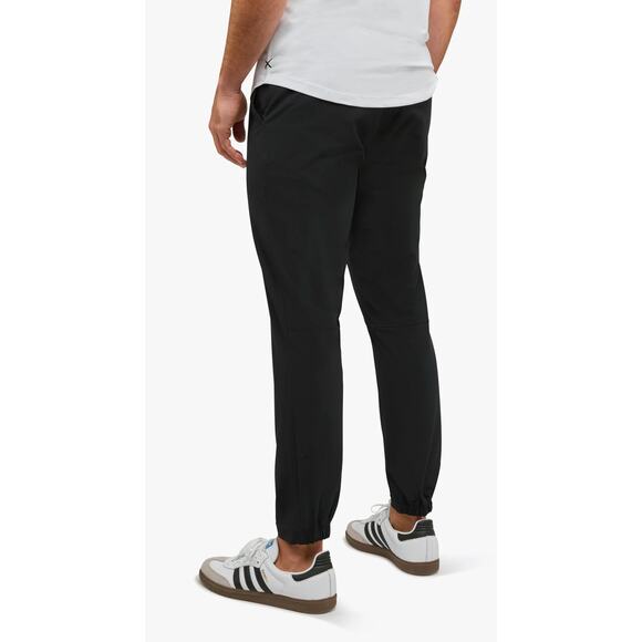 Cuts Mens Stretch Slim Fit AO Jogger Pants Black Size Large Wrinkle Resistant - Picture 2 of 16